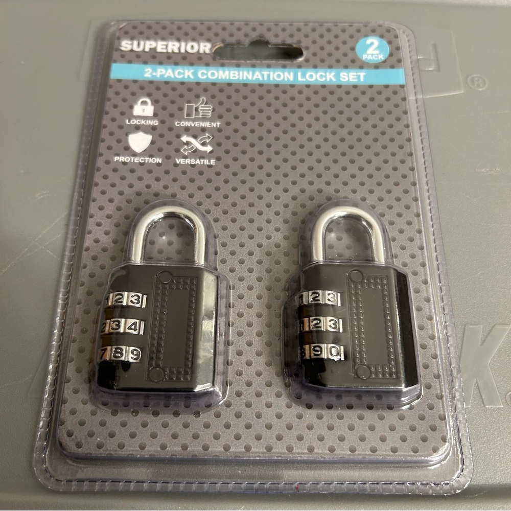Brand New Superior Combination Padlocks Set